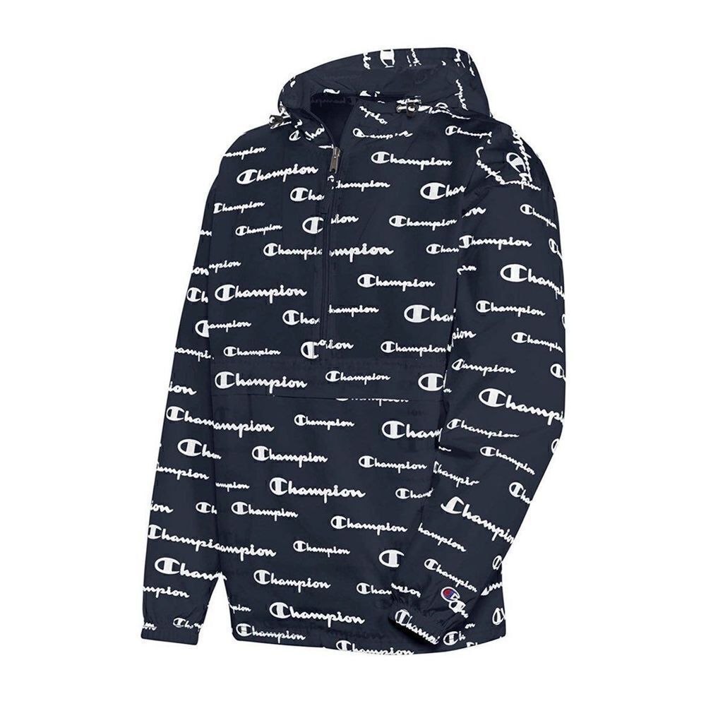 Champion Navy Blue WindBreaker Size Small